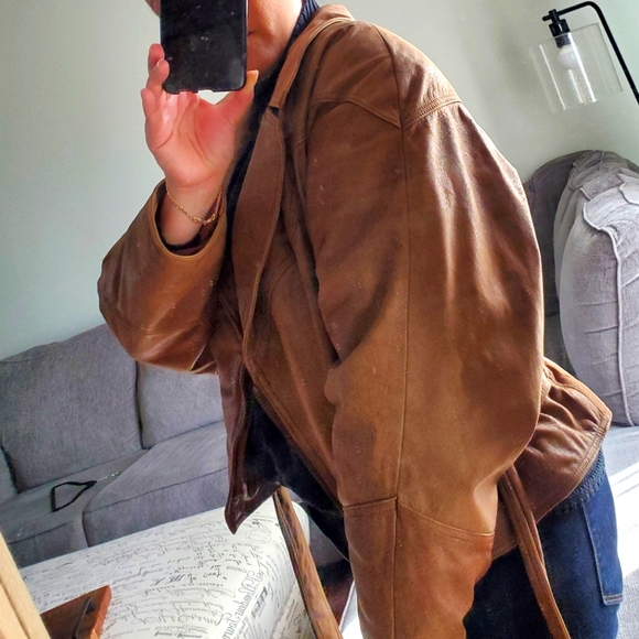 ❌️SOLD❌️ Adventure Bound Vintage Leather Bomber by Wilsons - Picture 14 of 16